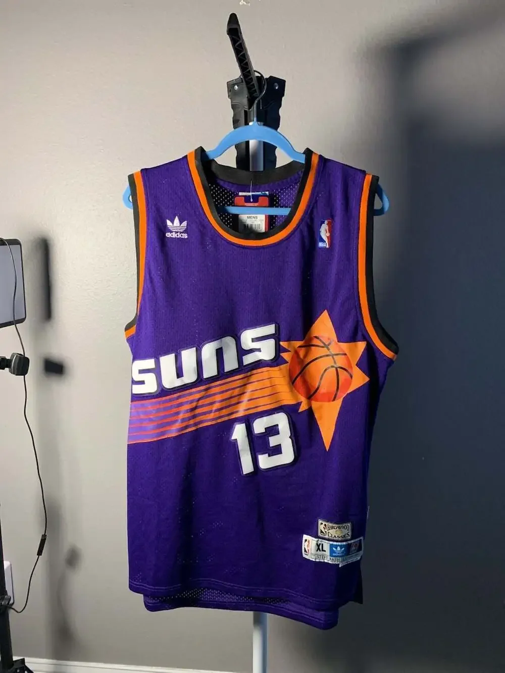 Adidas NBA Hardwood Classics Phoenix Suns Steve Nash #13 1996-1997 Jersey